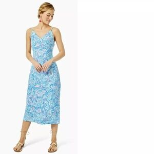 Lilly Pulitzer Blue Paisley Dress